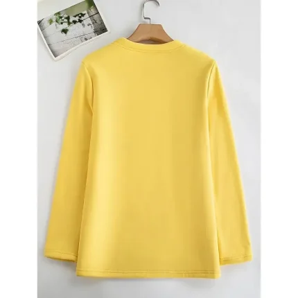 Women's Fleece Lined Pullover Sweatshirt Pajamas Yes Im Cold Graphic Letter Warm Casual Fuzzy Print Casual Comfrt Hoodie Long Sleeve Micro-elastic Fall Winter Fall & Winter Breathable Soft Fabric - Image 6