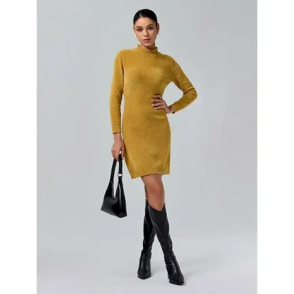 Chenille Urban Cleanfit Midi Sweater Dress - Image 4