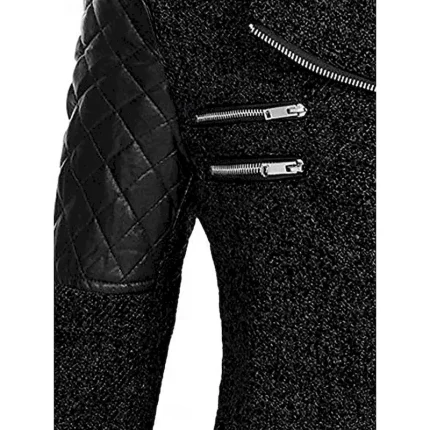 Women's Coat Trench Coat Street Daily Wear Vacation Fall Winter Long Coat Regular Fit Warm Breathable Stylish Casual Street Style Jacket Long Sleeve Plain with Pockets Black Wine Blue - Image 6