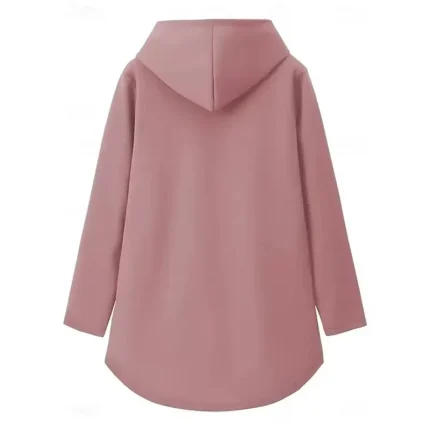 Women's Hoodie Sweatshirt Pullover Sherpa Letter Casual Sports Print Warm Fuzzy Comfrt Hoodie Long Sleeve Top Micro-elastic Fall & Winter Comfrt Breathable Soft Fabric - Image 4