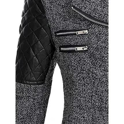 Women's Coat Trench Coat Street Daily Wear Vacation Fall Winter Long Coat Regular Fit Warm Breathable Stylish Casual Street Style Jacket Long Sleeve Plain with Pockets Black Wine Blue - Image 3