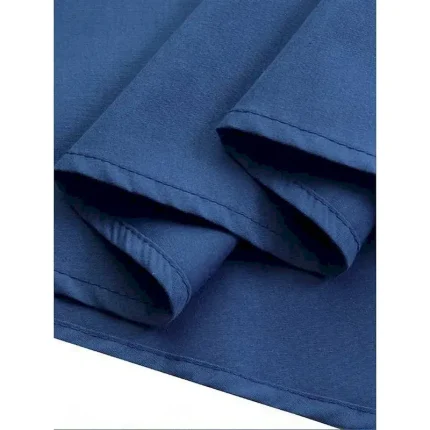 Women's Skirt A Line Fashion Casual Maxi High Waist Skirts Plain Pocket Micro-elastic Street Daily Black Red Royal Blue Spring Polyester - Image 5