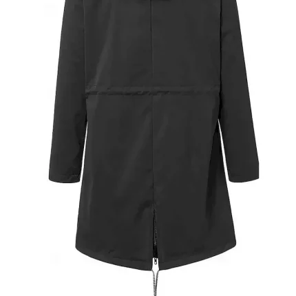 Women's Winter Coat Hoodie Jacket Warm Comfortable Zipper Pocket Casual Plain Outdoor Vacation Going out Weekend Long Hooded Regular Fit Long Sleeve Outerwear Navy Black Pink Fall Winter - Image 6